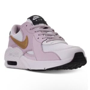 NIKE | Girl's Lavender‎ Gold Mesh Air Max Sneakers